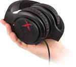 Sound BlasterX Sound BlasterX H3 Gaming Over-ear headset Corded (1075100) Stereo Black, Red Microphone noise cancelling, Noise cancelling