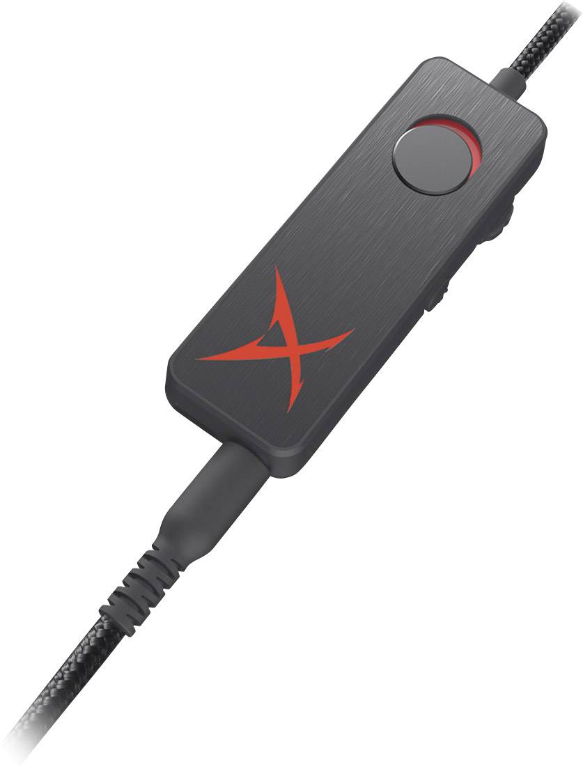 Creative Sound BlasterX H7 Gaming Over-ear headset Corded (1075100) 7.1  Surround Black Microphone noise cancelling Volum | Conrad.com