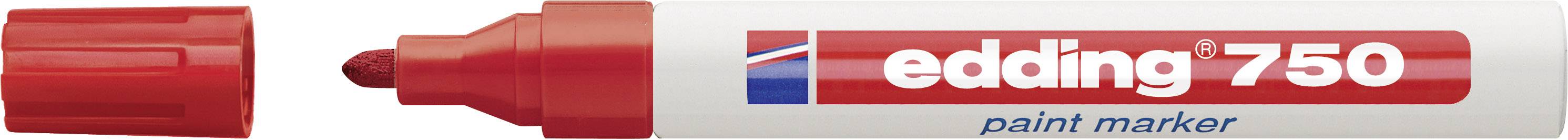 Edding 750 4-750002 Paint marker Red 4 mm