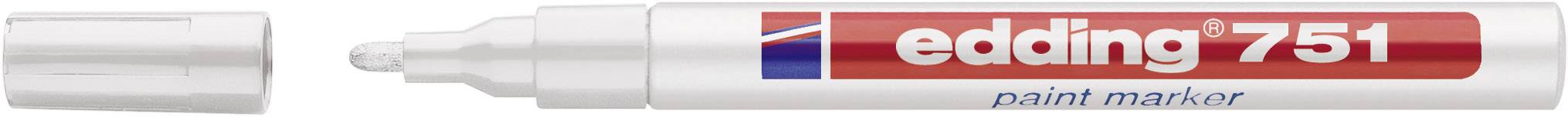 Edding 751 paint marker 4-751049 Paint marker White 1 mm, 2 mm