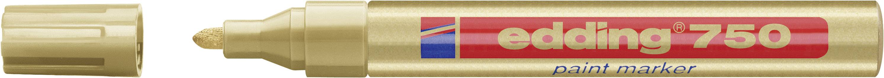 Edding 750 paint marker 4-750053 Paint marker Gold 2 mm, 4 mm