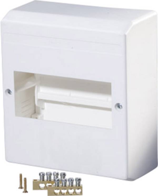 F-Tronic 7260015 KV06K Switchboard cabinet Surface-mount No. of partitions = 6 No. of rows = 1 Content 1 pc(s)