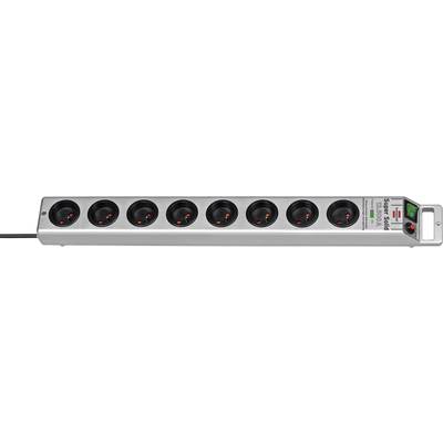 Image of Brennenstuhl 1153344318 Surge protection power strip 8x Silver FR connector 1 pc(s)