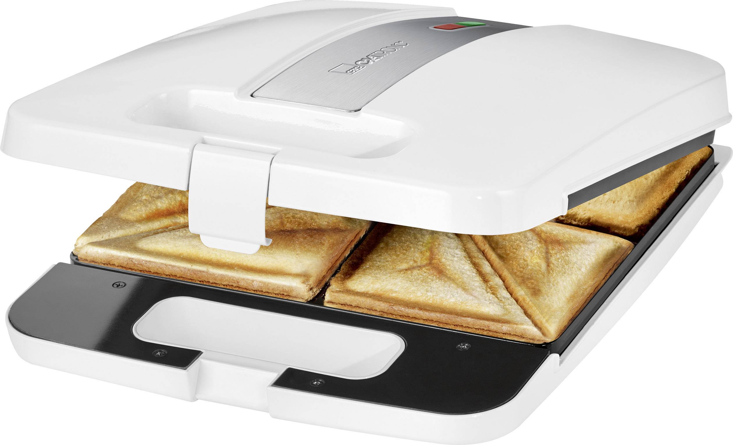 Clatronic ST3629 Sandwich toaster White, Silver