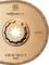 'Saw blade for oscillating multi-tool, Starlock Plus, semi-circular, with carbide coating, suitable for tiles.'