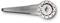 A silver StarLock Max saw blade with an edge serration, suitable for oscillating tools.