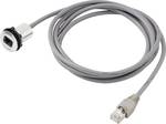 TRU COMPONENTS RJ45-01 N/A 1408770 Socket, built-in, Plug, straight No. of pins (RJ) 8P8C Silver 1 pc(s)
