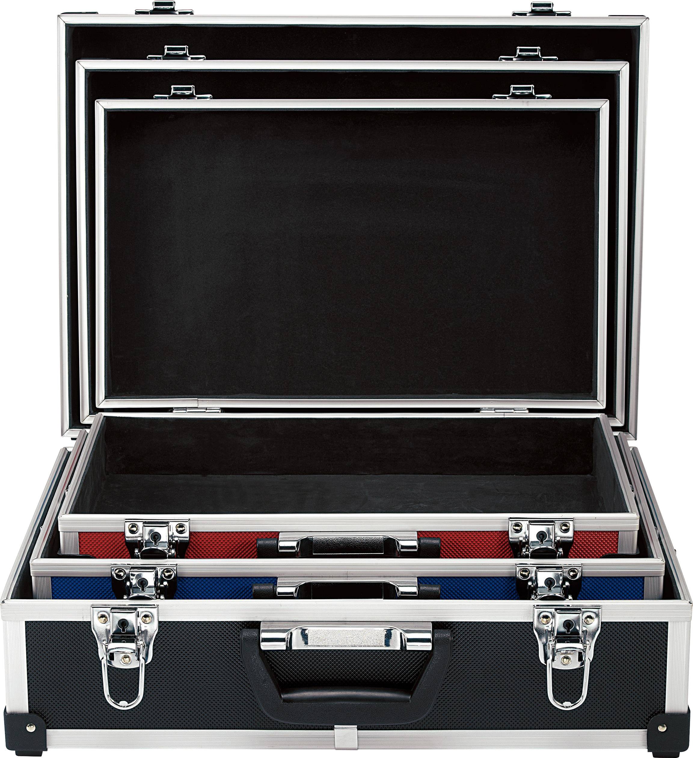 TOOLCRAFT 1409404 Universal Tool box (empty) 3-piece-1