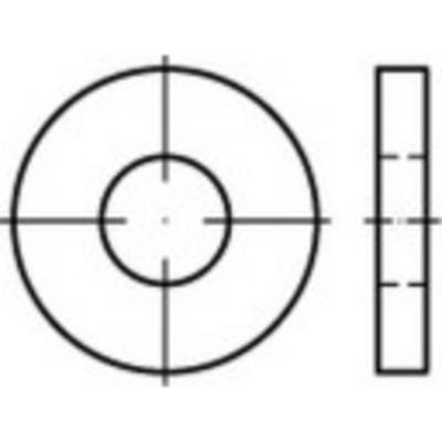 Technical drawing of a circle in cross-section with marked centre lines and dimensions. Left: Top view; Right: Side view.