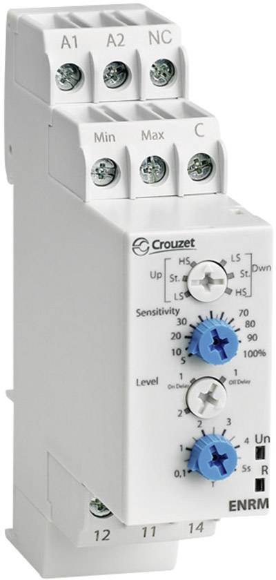 Crouzet Monitoring relay 24 V DC, 24 V AC, 240 V DC, 240 V AC 1 change-over 1 pc(s) ENRM Fluid level monitoring