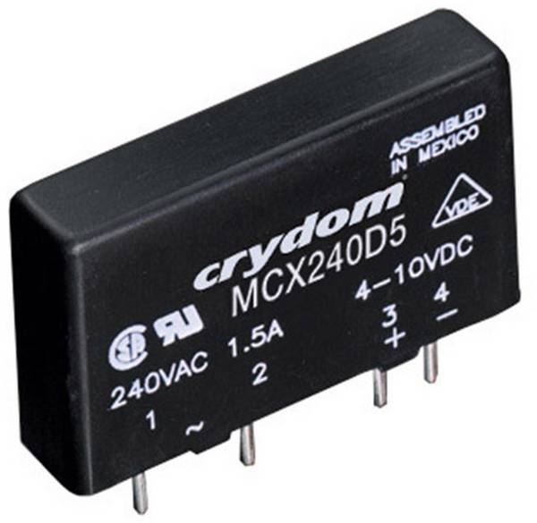 Crydom SSR MCX480D5 5 A Switching voltage (max.): 660 V AC Zero crossing 1 pc(s)