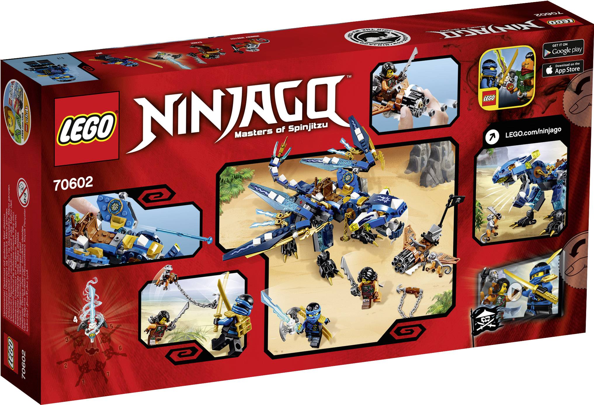 lego ninjago cole's elemental dragon