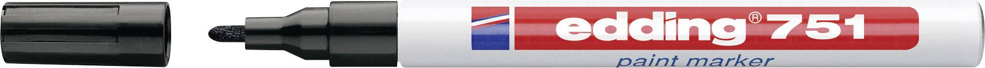 Edding 751 paint marker 4-751001 Paint marker Black 1 mm, 2 mm