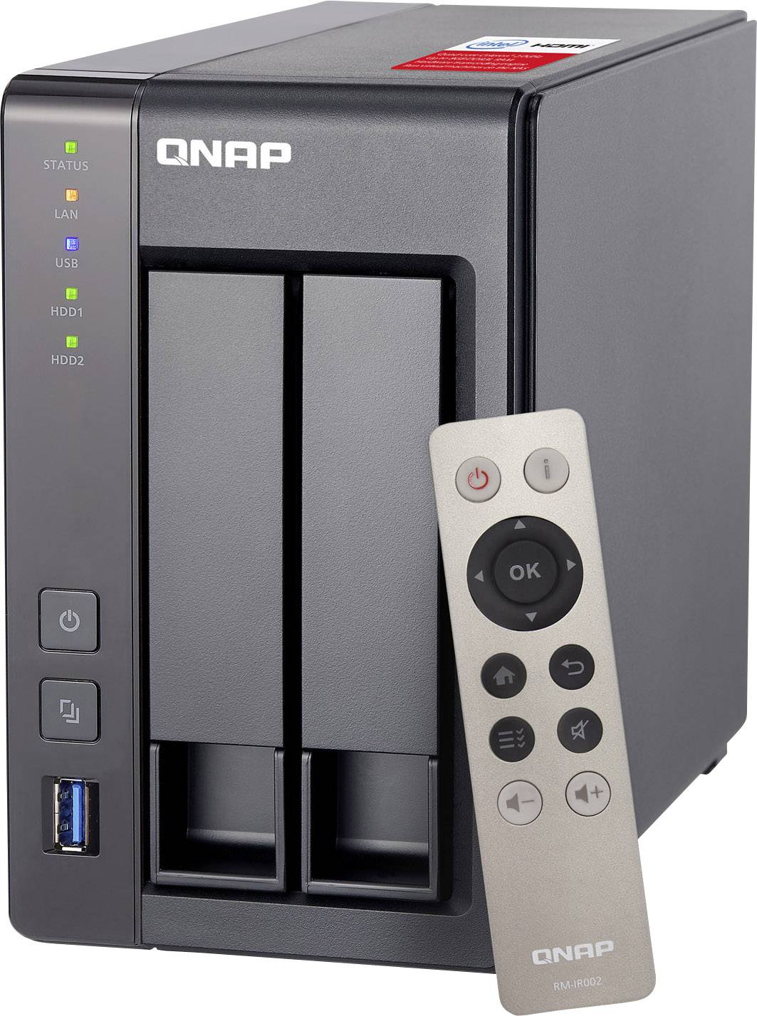 QNAP TS-251+ NAS server casing 2 Bay TS-251+-8G