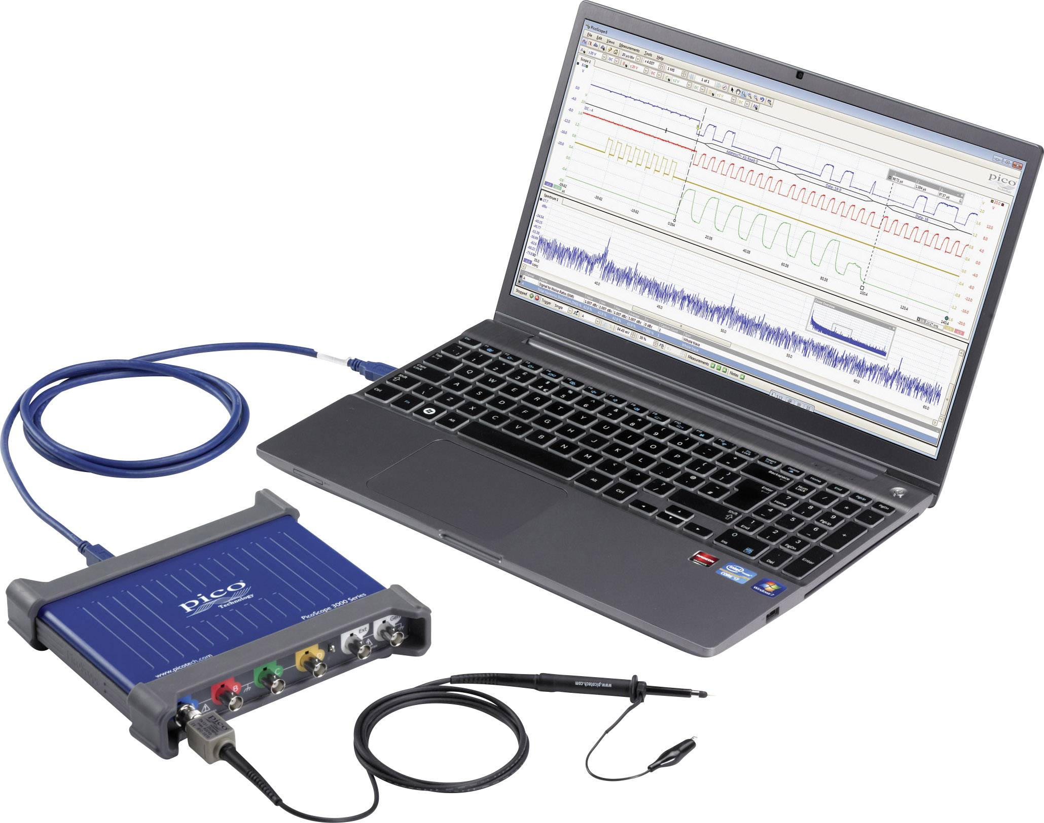 pico 3403D USB Oscilloscope 50 MHz 4channel 250 MSa/s 16 MP Digital