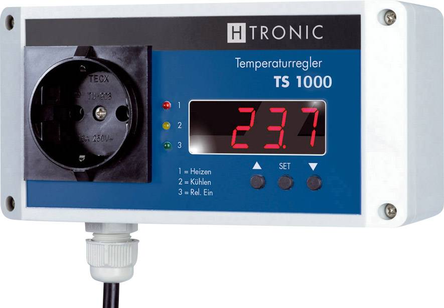 Temperatursensor PT1000 im Edelstahlgehäuse H-Tronic TS1000 und TSM1000
