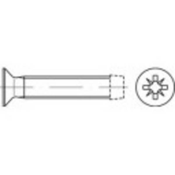 TOOLCRAFT 141187 Self-tapping screws M4 30 mm Pozidriv DIN 7500 Steel zinc galvanized 1000 pc(s)