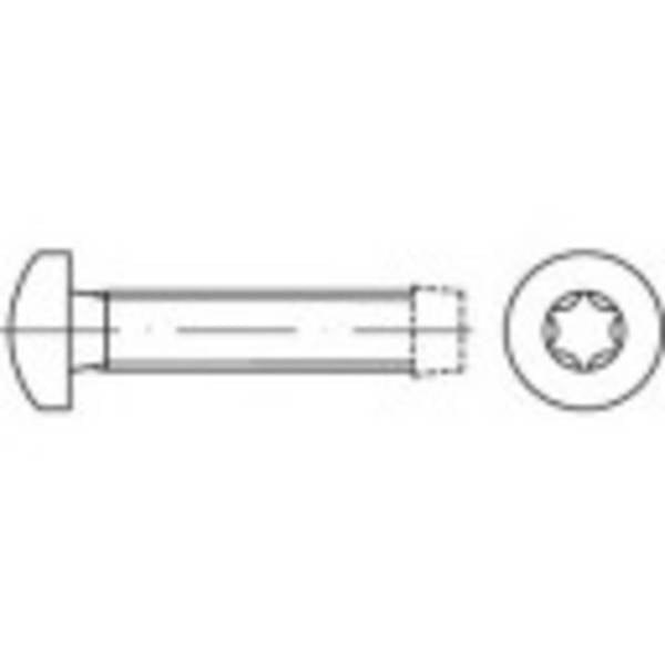 TOOLCRAFT 141281 Self-tapping screws M8 20 mm Star DIN 7500 Steel zinc galvanized 500 pc(s)