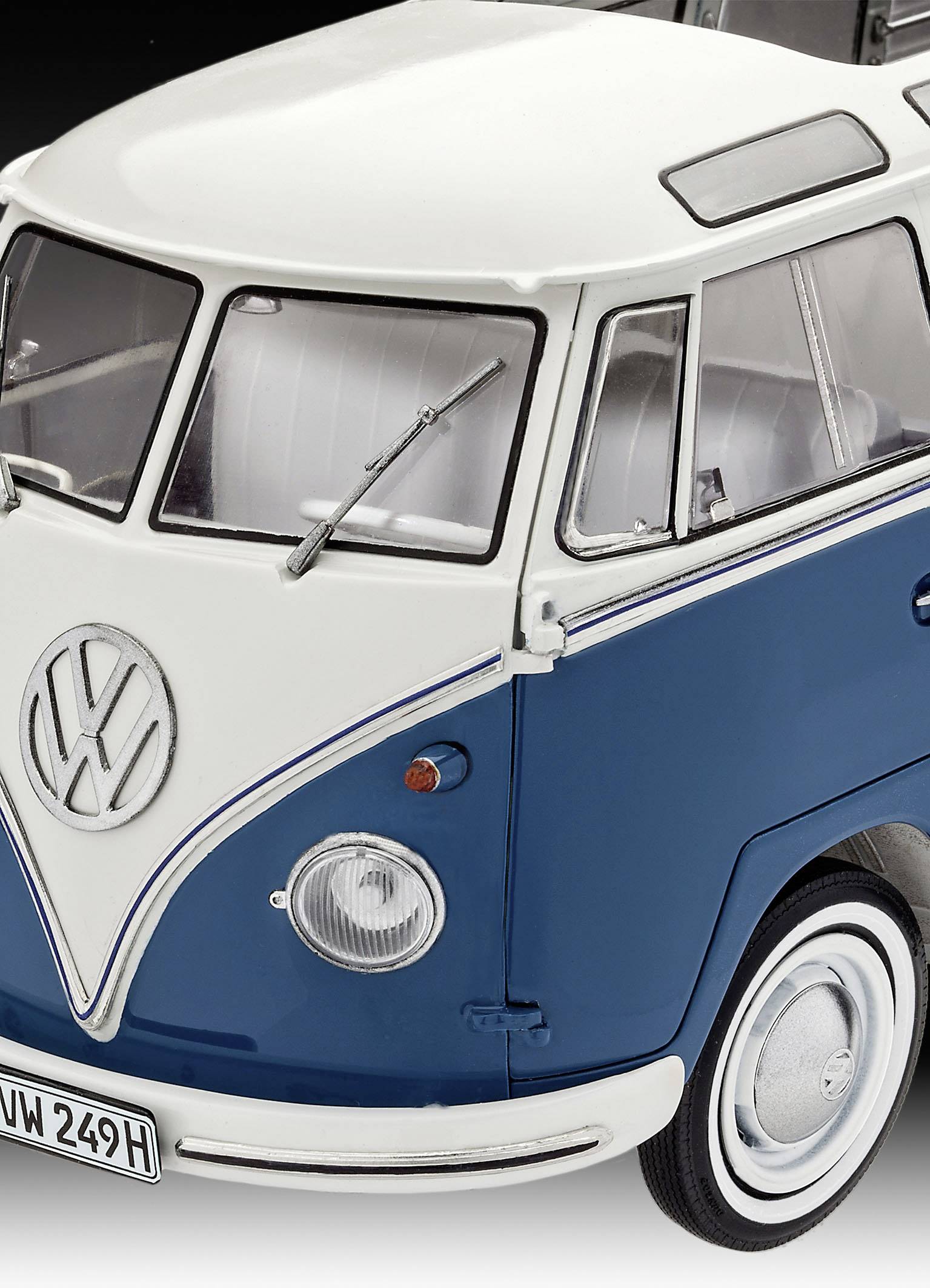 Revell 07009 Volkswagen T1 Bus Samba Omnibus assembly kit 1:16-4