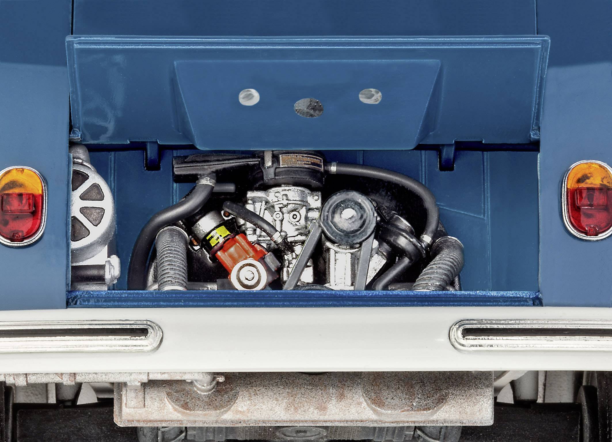 Revell 07009 Volkswagen T1 Bus Samba Omnibus assembly kit 1:16-5