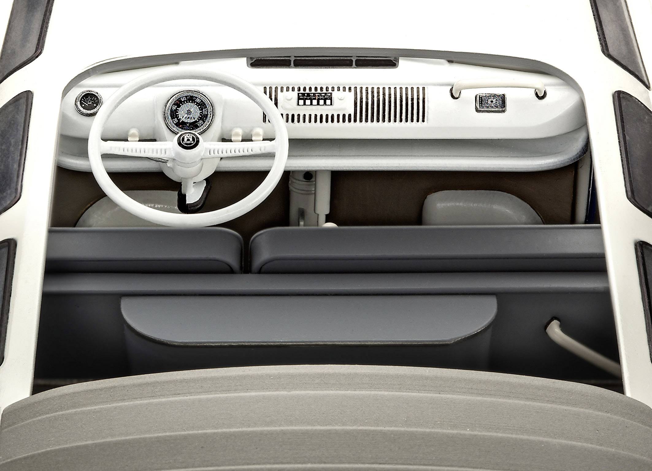 Revell 07009 Volkswagen T1 Bus Samba Omnibus assembly kit 1:16-6