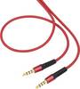 SpeaKa Professional SP-7870592 Jack Audio/phono Cable [1x Jack plug 3.5 mm - 1x Jack plug 3.5 mm] 0.50 m Red SuperSoft sheath, gold plated connectors
