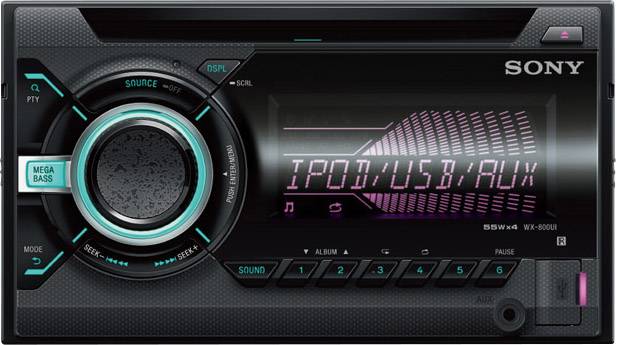Sony WX800UI Double DIN car stereo from Conrad Electronic UK