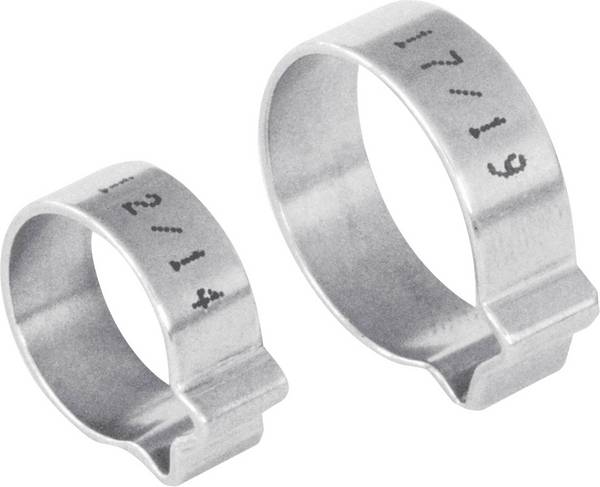Norma  Single ear clamp  1107010014 Bundle Ø range 12 up to 14 mm   Silver 1 pc(s)