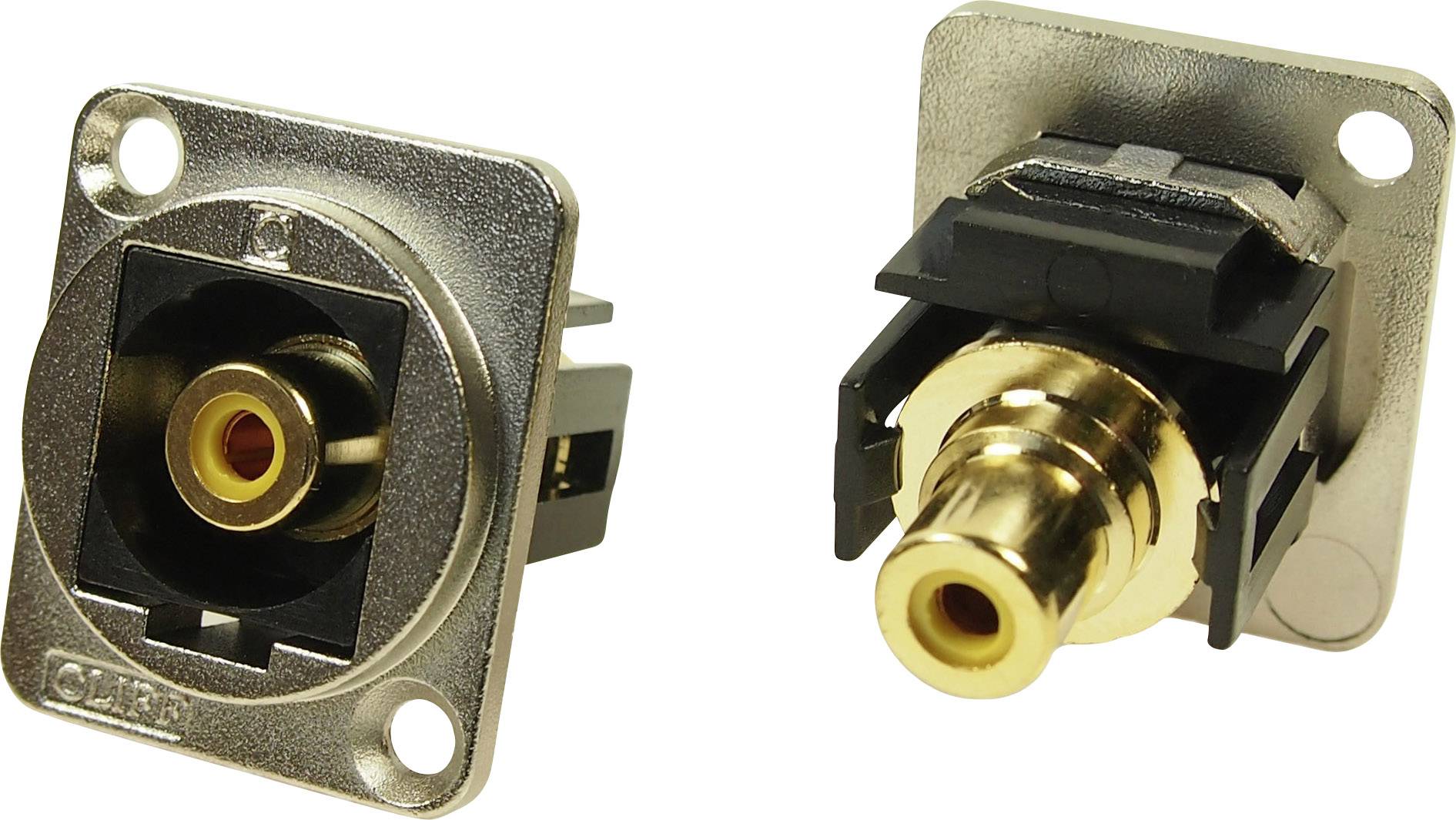 XLR adapter phono socket to phono socket yellow Adapter, built-in CP30232M CP30232M Cliff Content: 1 pc(s)