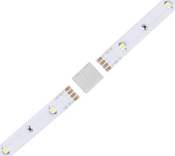 LED strip with multiple LED diodes and a connection in the middle. Suitable for lighting projects and creative applications.