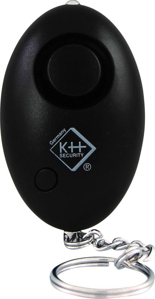 kh-security Pocket alarm Black incl. LED 100103B