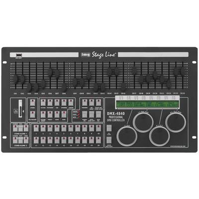 IMG Stageline DMX-4840 DMX controller Music control, 19" rack mount