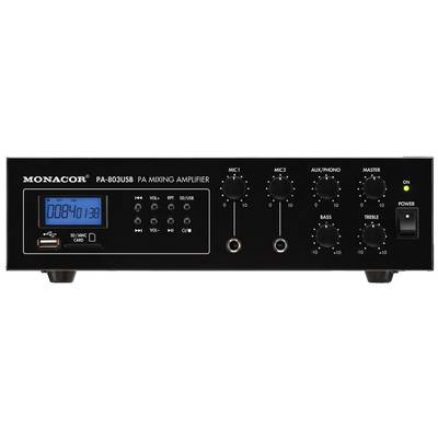 Monacor PA-803USB PA amplifier 30 W  