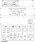 The diagram shows the front panels of three audio devices with controls, displays, and connections for various audio functions.