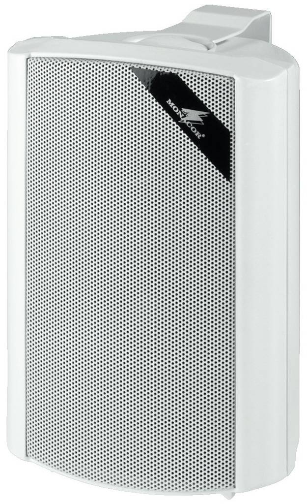 Monacor MKS-34/WS Wall speaker 45 W 4 Ω White 1 Pair-1