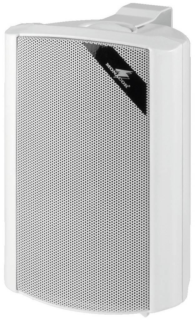 Monacor MKS-34/WS Wall speaker 45 W 4 Ω White 1 Pair-3