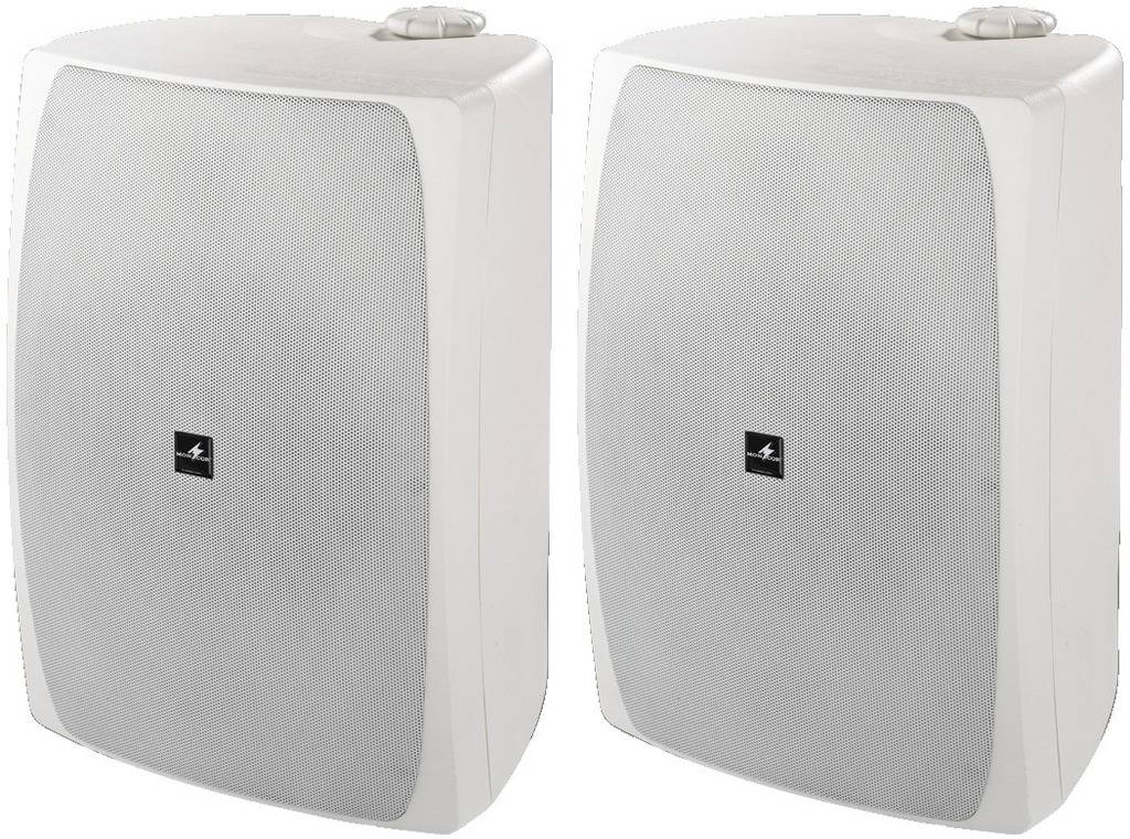 Monacor MKS-8PRO Wall speaker 180 W 8 Ω White 1 Pair-2