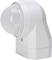 A white motion sensor with a round dome, suitable for wall mounting, designed for automatic movement detection.