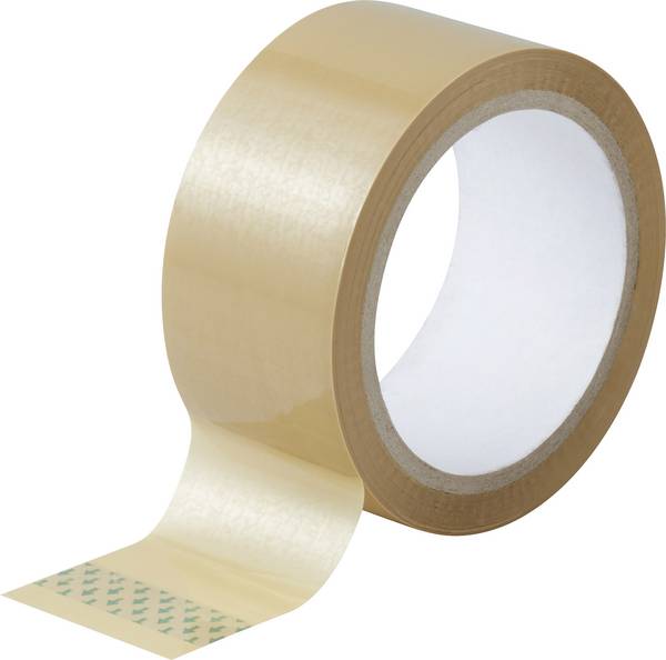 TOOLCRAFT 93038c181 93038c181 Packaging tape Brown (L x W) 50 m x 48 mm 3 pc(s)