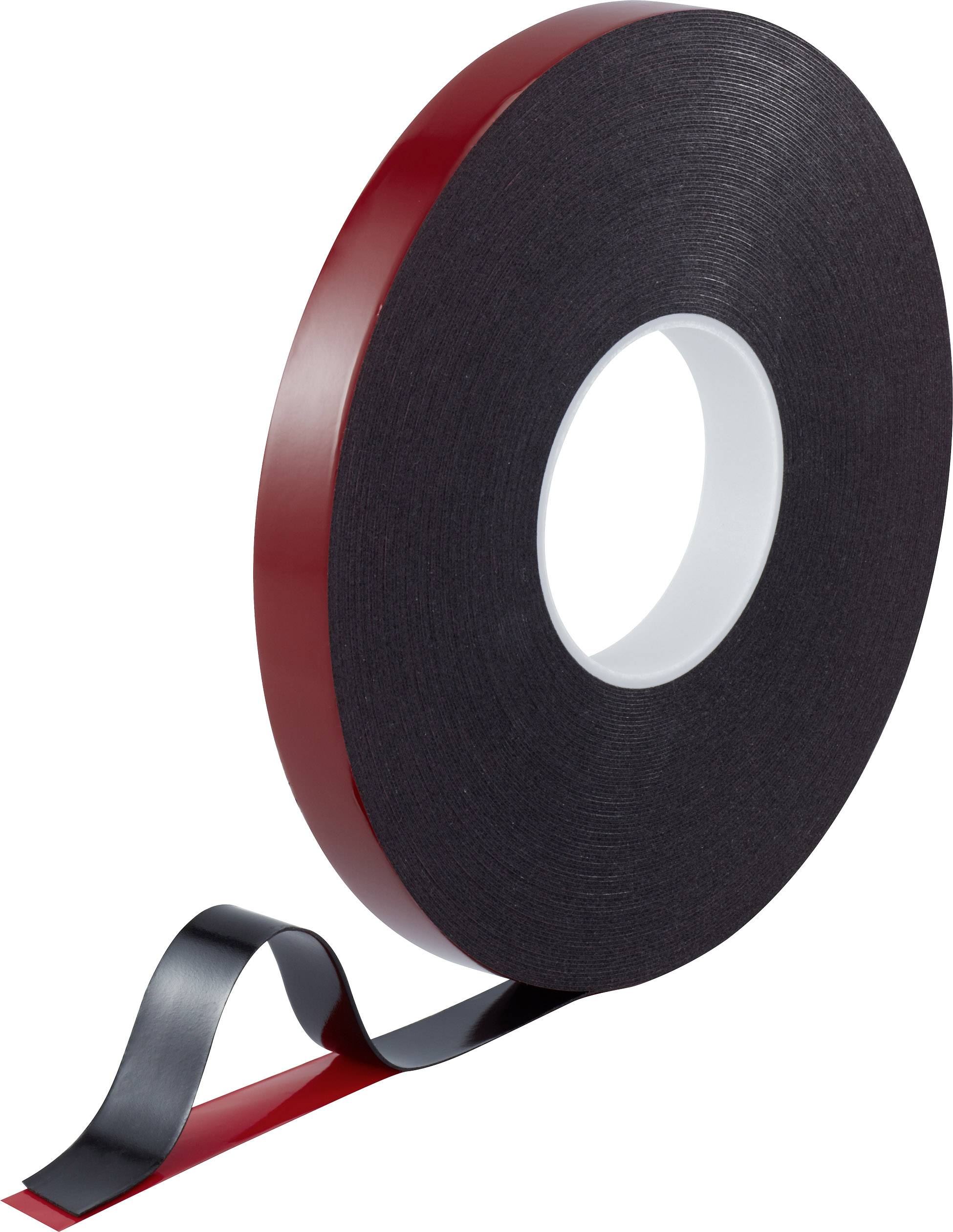 TOOLCRAFT 93038c185 93038c185 Double sided adhesive tape Red/black (L x W) 30 m x 20 mm 1 pc(s)