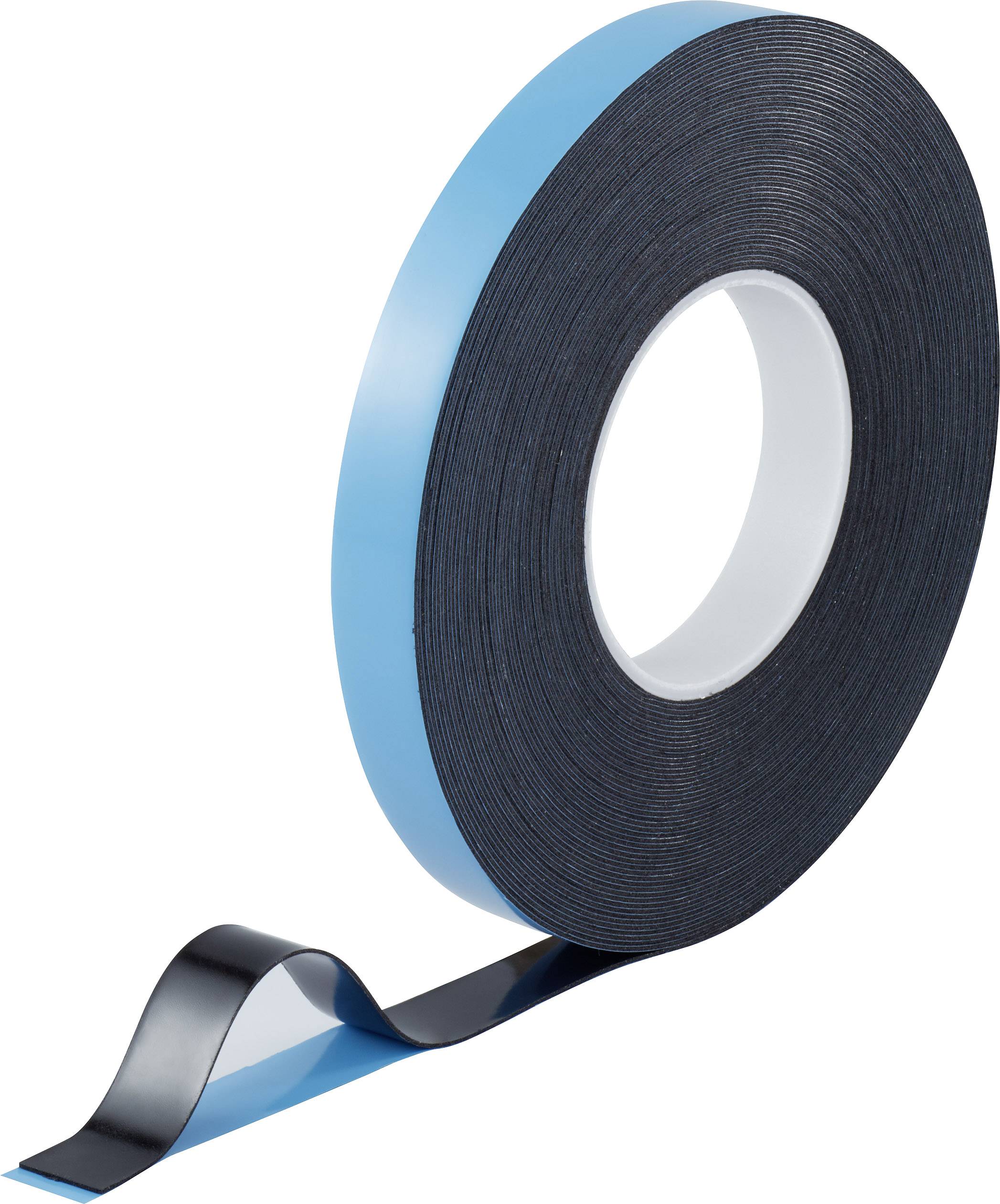 TOOLCRAFT 93038c186 93038c186 Double sided adhesive tape Blue, Black (L x W) 30 m x 20 mm 1 pc(s)