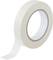 A roll of white sticky tape with a partially unrolled strip, suitable for office or craft work.