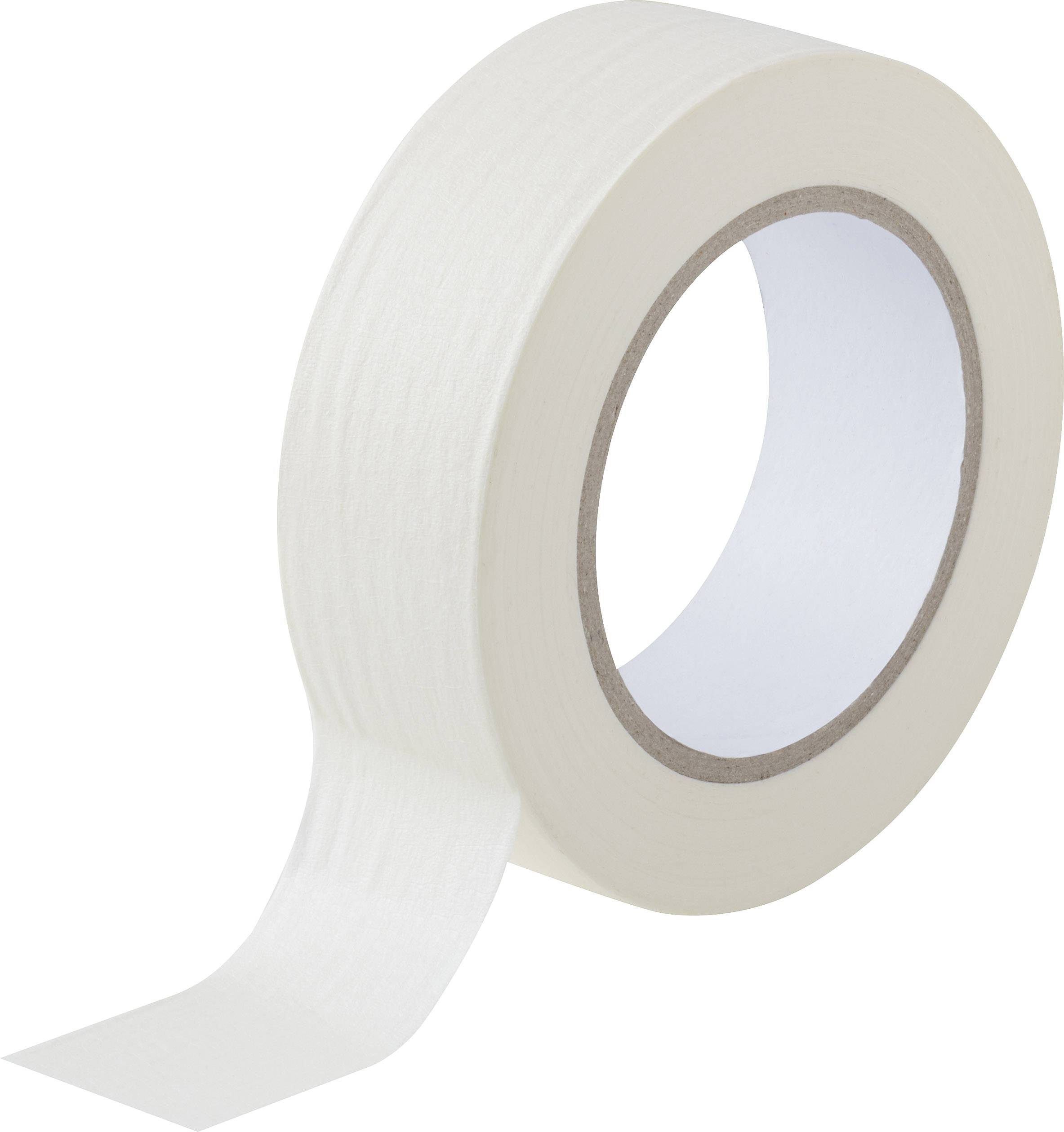 TOOLCRAFT 93038c189 93038c189 Masking tape White (L x W) 50 m x 38 mm 1 pc(s)
