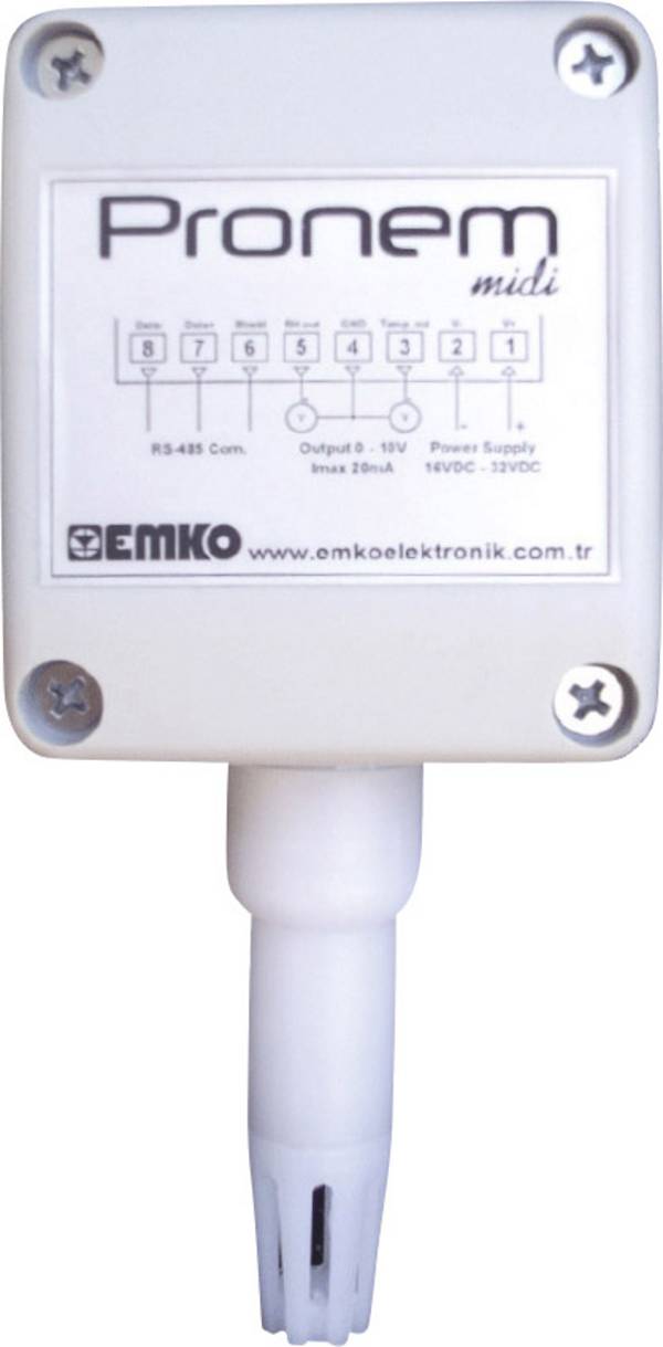Emko PMD-W-H0/T0.1.0.0 Temperature transducer -20 up to 80 °C Analogue current (L x W x H) 35 x 60 x 70 mm