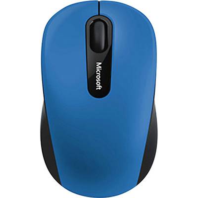 Microsoft Mobile Mouse 3600  Mouse Bluetooth®   BlueTrack Black, Blue 3 Buttons 1000 dpi 