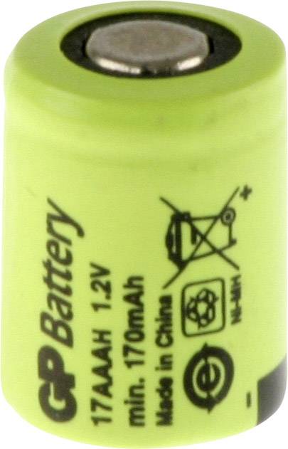 GP GP17AAAH Non-standard battery (rechargeable) 1/3 AAA Flat top NiMH 1.2 V 170 mAh