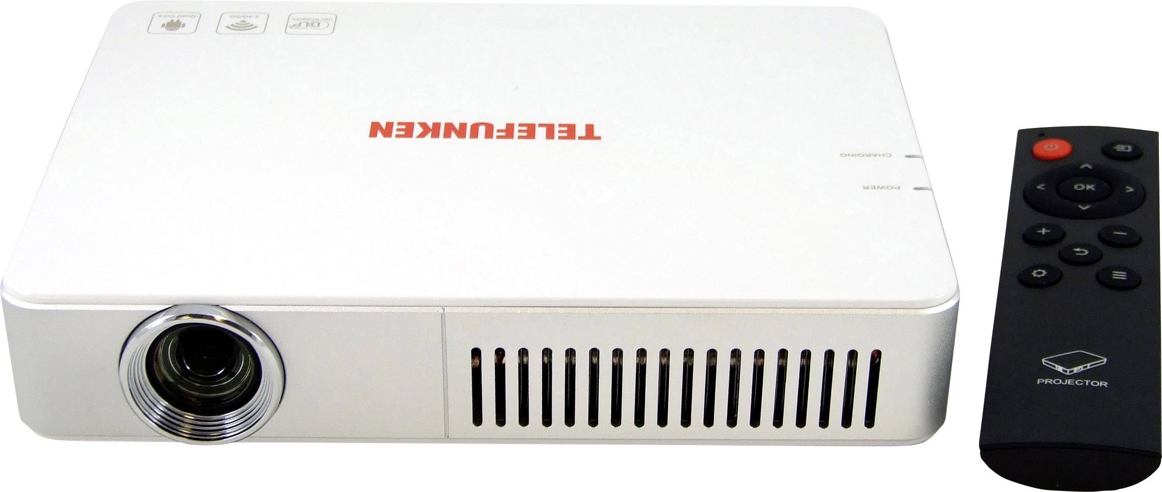 Telefunken Projector DLP700 WIFI LED ANSI lumen: 700 lm 1280 x 800 WXGA 1000 : 1 White