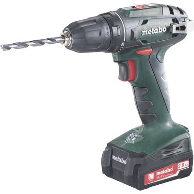 Metabo BS 14.4 602206530 Cordless drill 14.4 V 2 Ah Li-ion incl. spare battery, incl. case-0