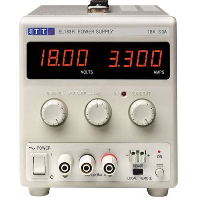 Aim TTi EL183R Bench PSU (adjustable voltage)  0 - 18 V DC 0 - 3.3 A 60 W   No. of outputs 1 x