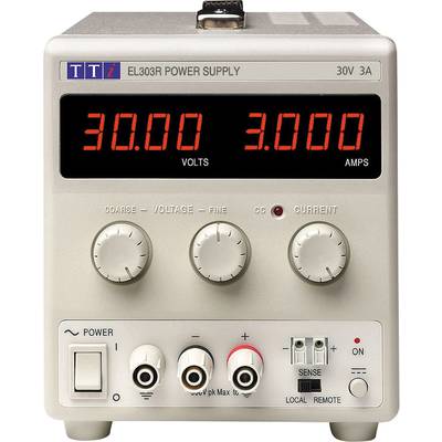 Aim TTi EL303R Bench PSU (adjustable voltage)  0 - 30 V DC 0 - 3 A 90 W   No. of outputs 1 x